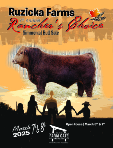 Ruszicka Farms Sale Catalogue Cover Design